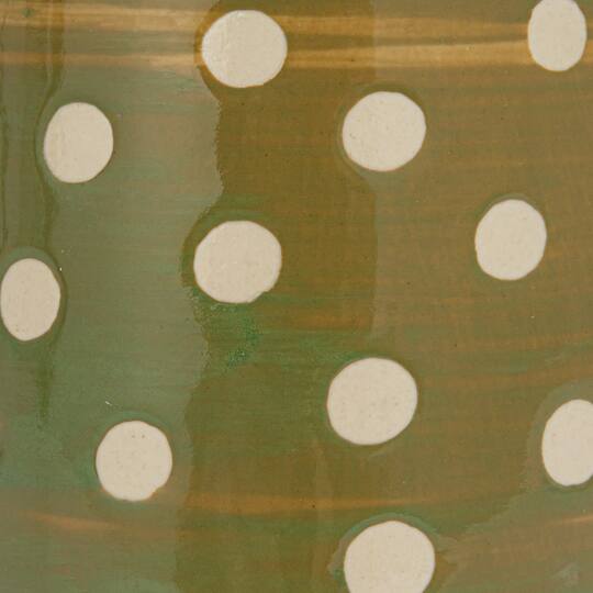 Hello Honey® 14oz. Green Polka Dot Ceramic Mugs, 12ct.